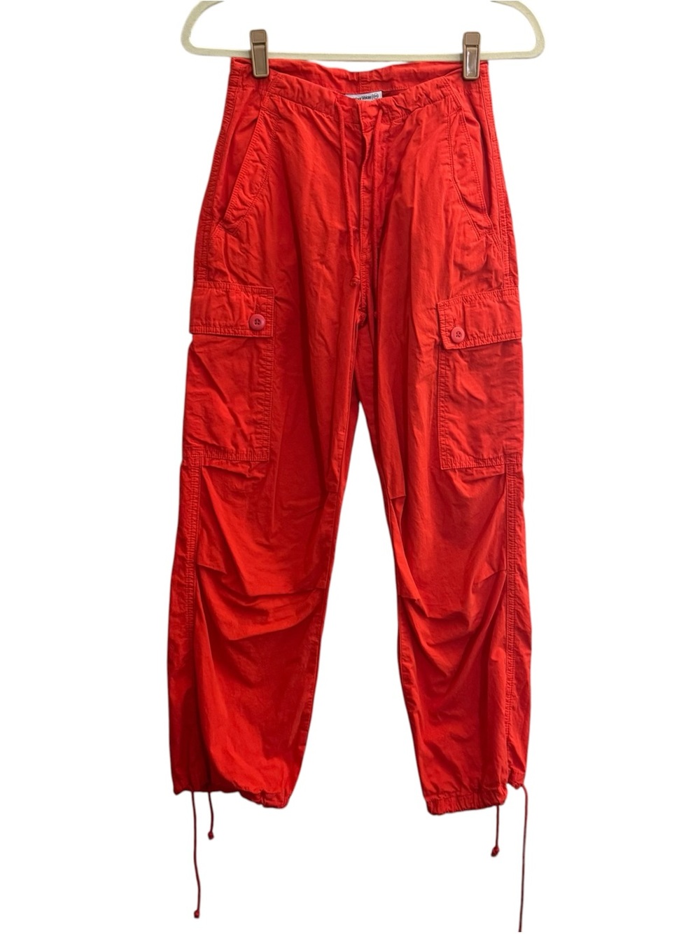Outdoor Voices Utility Pants Flame Orange cargo XXS #7475